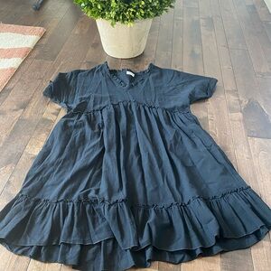 ToBrief Womens Large babydoll dress with ruffles like new